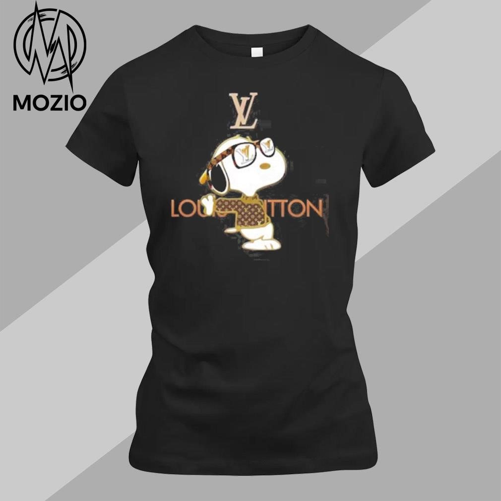 Cool Snoopy Louis Vuitton T Shirt Womens, Logo Original Louis Vuitton T  Shirt - Allsoymade