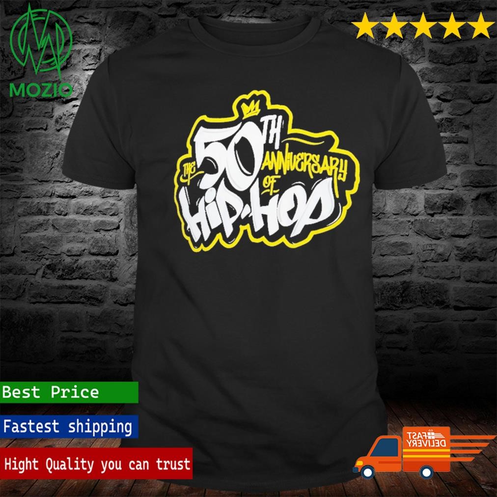 Official 50th Anniversary of Hip Hop Graphic T-Shirt