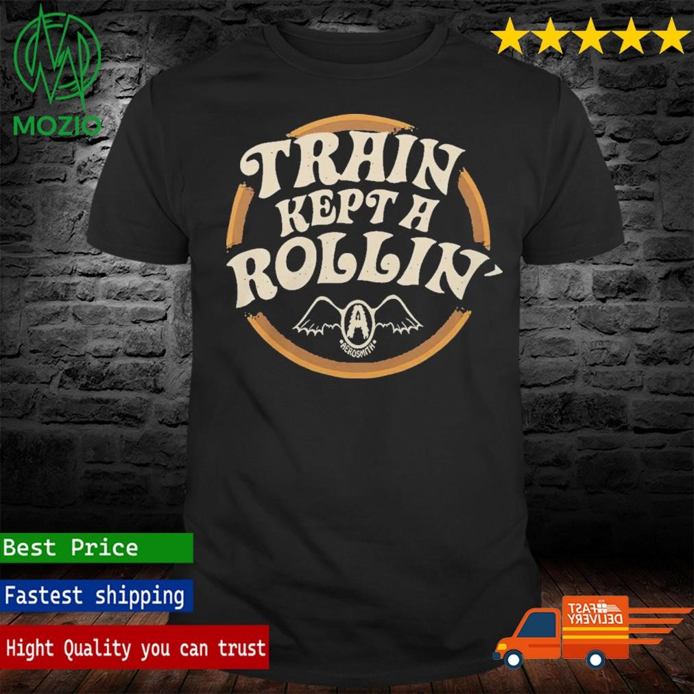 Official aerosmith Merch Store Train Kept A Rollin' Shirt