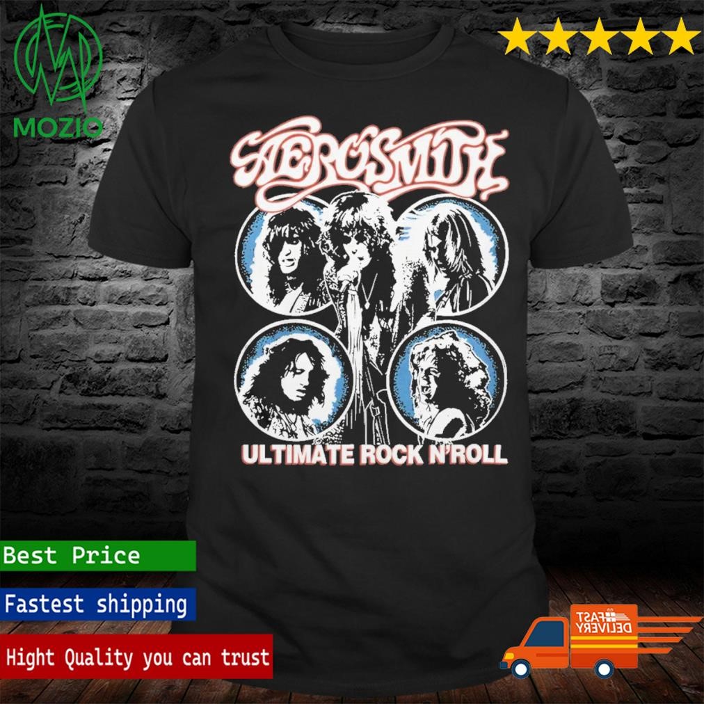 Official aerosmith Merch Ultimate Rock N Roll Shirt