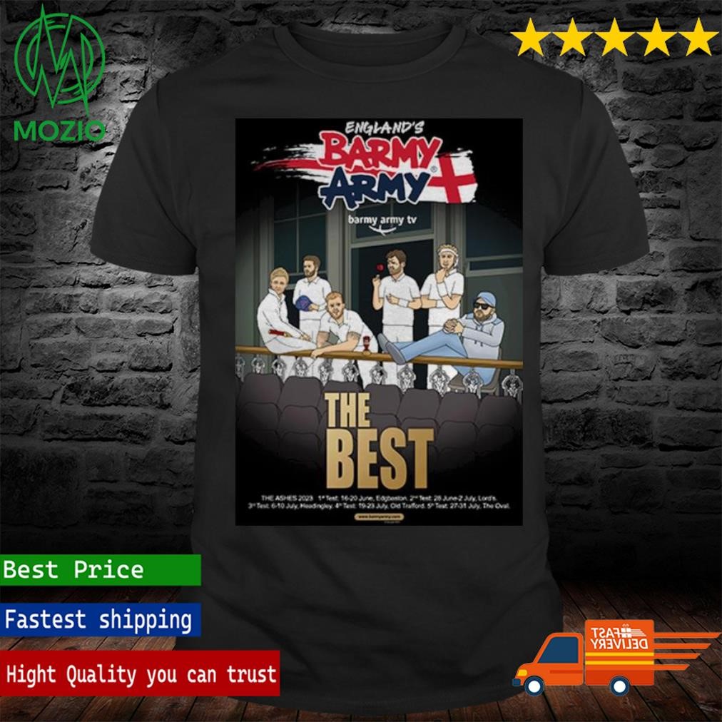 Official ashes 2023 Tour The Best Poster Shirt