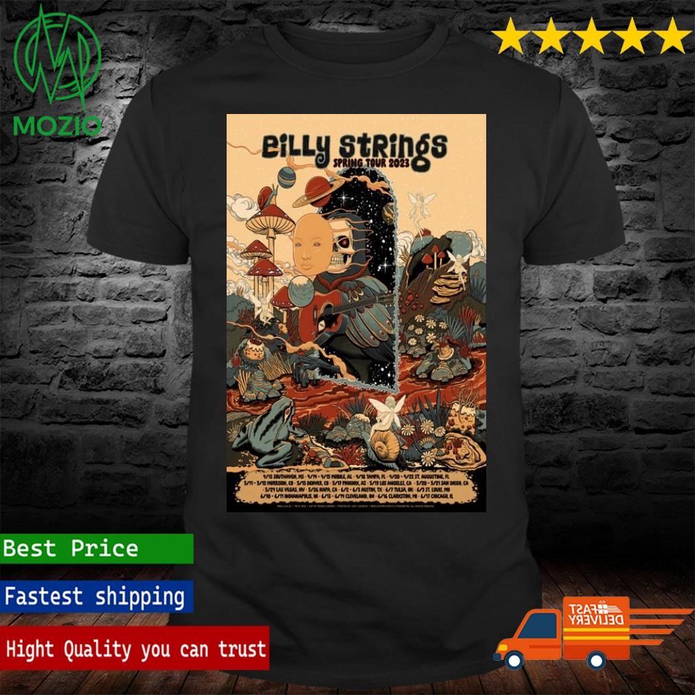 Official billy Strings Spring Tour 2023 Poster Shirt