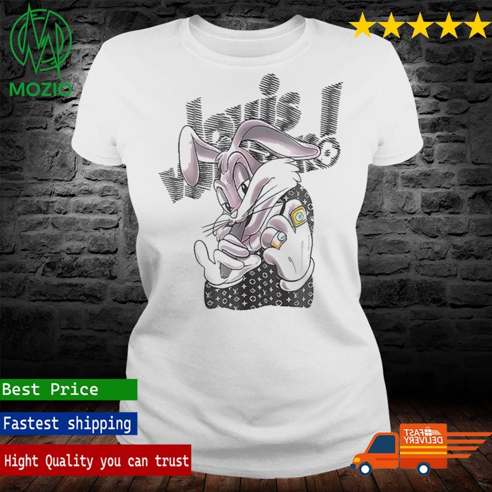 Cool Bugs Bunny Gangster Louis Vuitton T Shirt Mens, Louis Vuitton