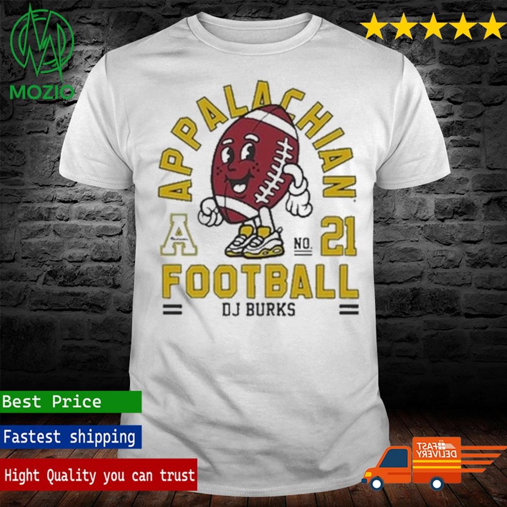 Official dj Burks 2023 Appalachian Football T-Shirt