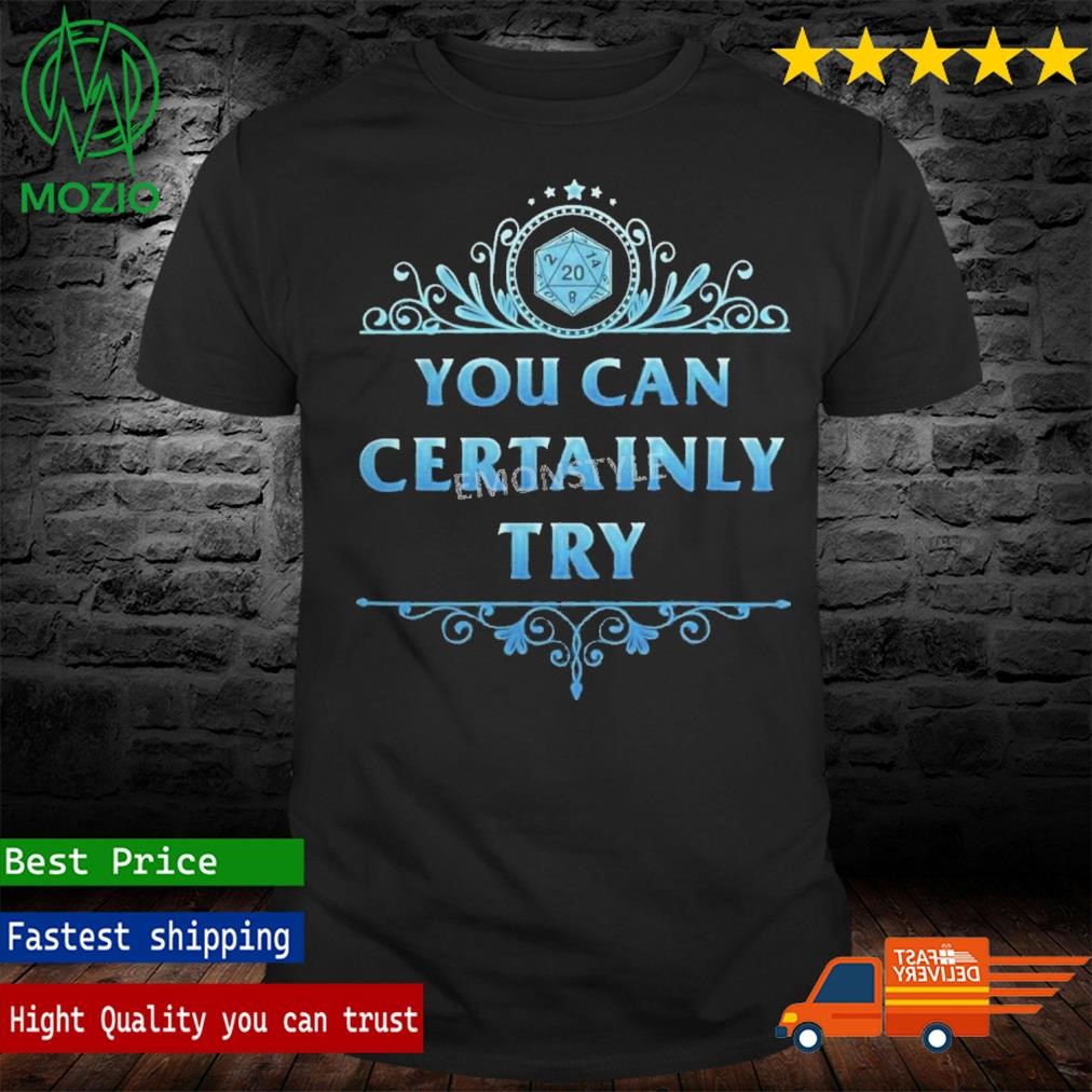 Official dungeons And Dragons You Can Certainly Try Shirt