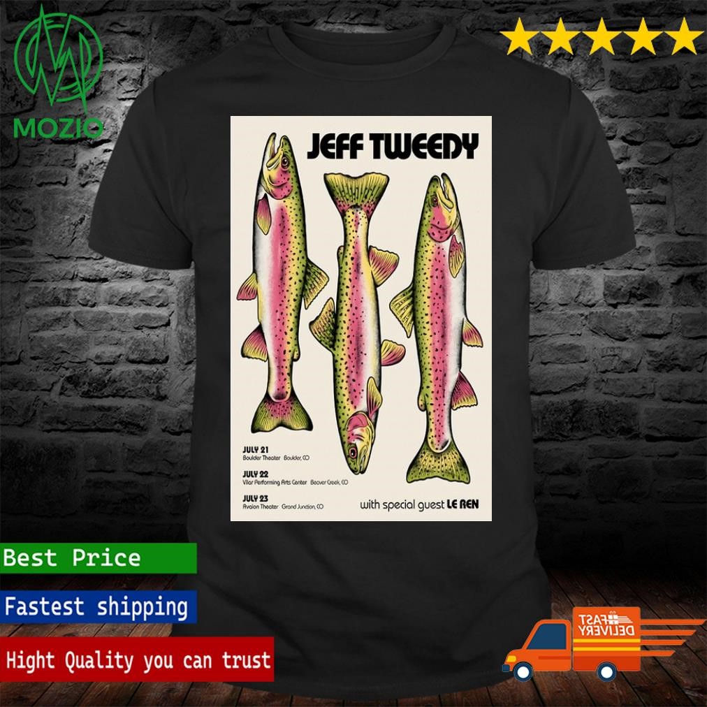 Official jeff Tweedy Summer Tour 2023 Colorado Poster Shirt