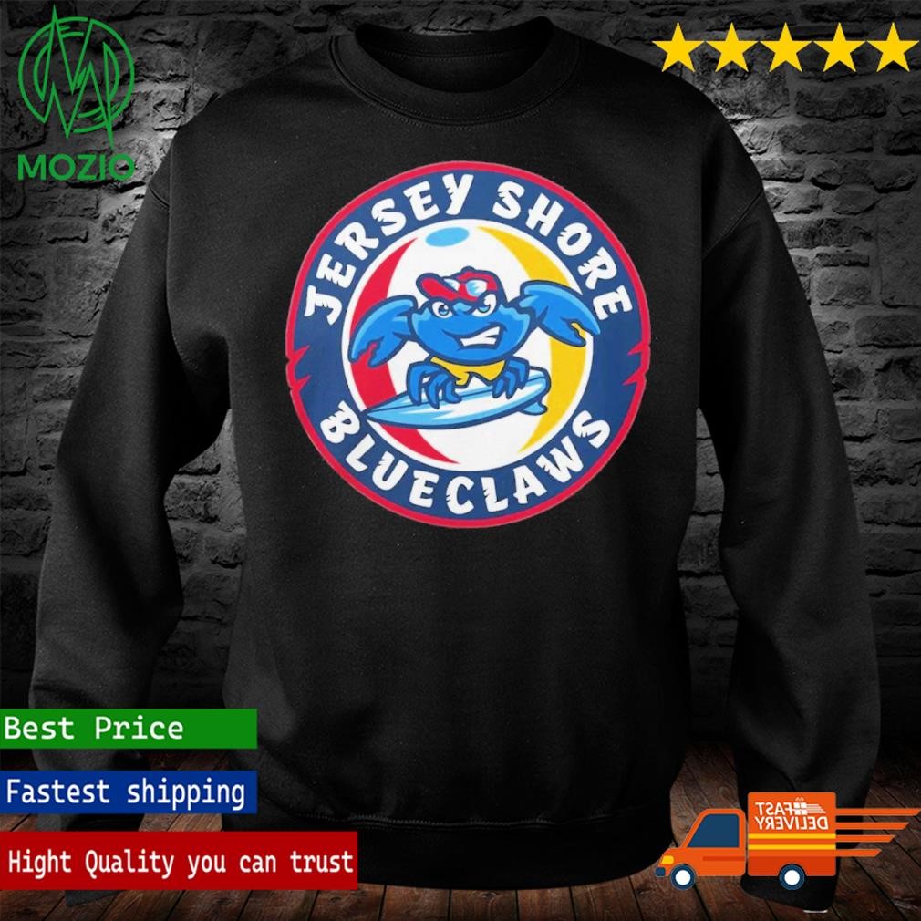Official jersey Shore Blueclaws Primary Logo Soft Style Logo Shirt, hoodie,  sweater, long sleeve and tank top