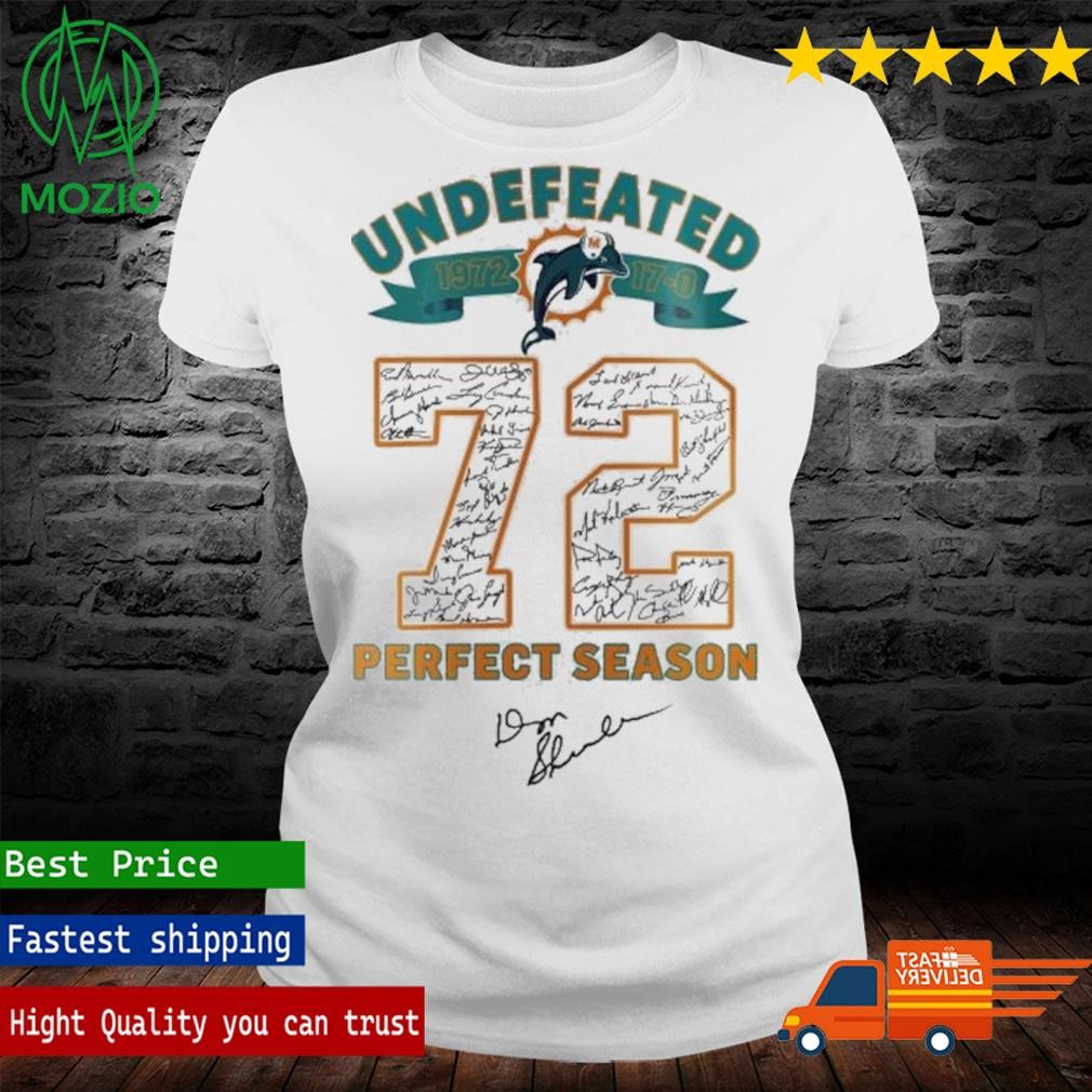 Official miami Dolphins NFL Undefeated Season 1972 Baseball Shirt, hoodie,  sweater, long sleeve and tank top