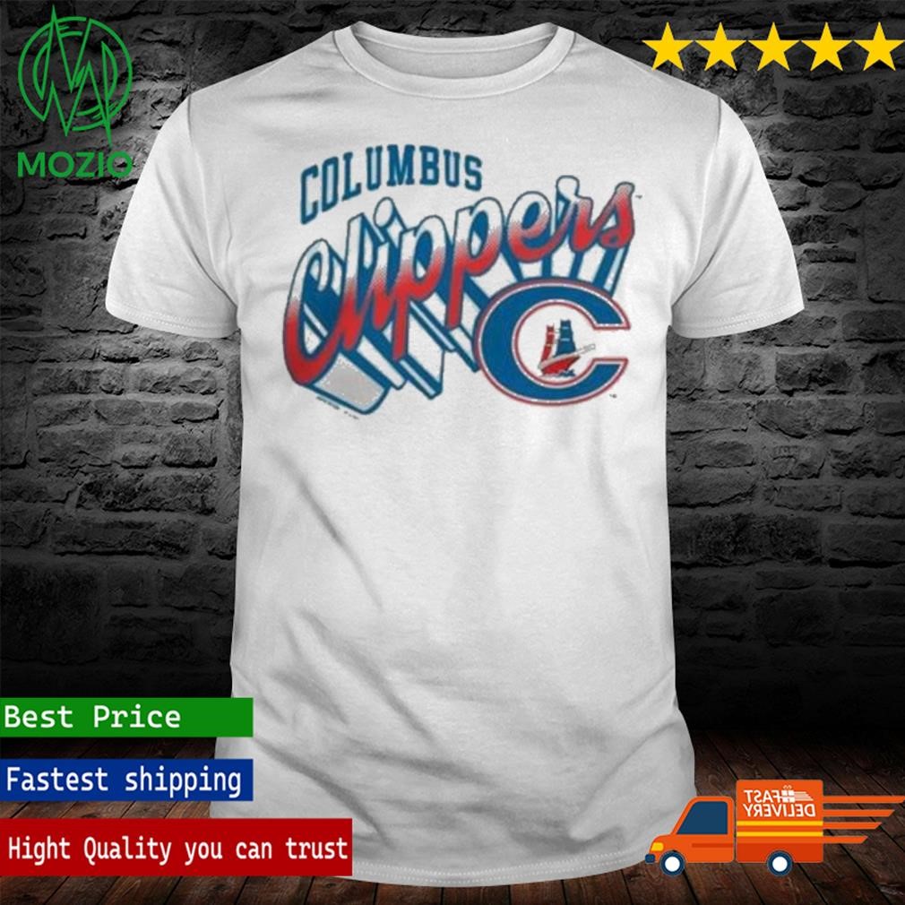 Official milb X Columbus Clippers Where I’M From Ash Retro 3-D Logo Shirt