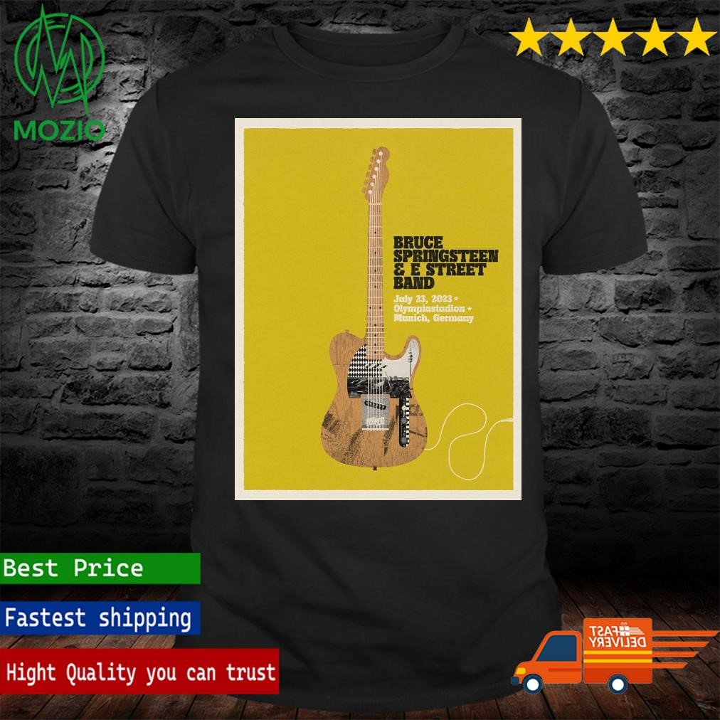 Official munich July 23rd Bruce Springsteen & E Street Band World Tour 2023 Poster Shirt