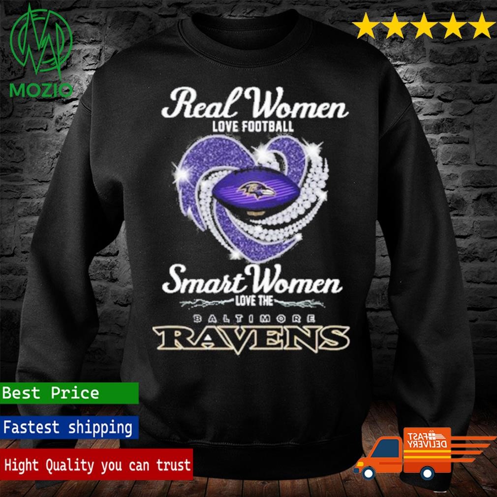ravens women's long sleeve t shirt