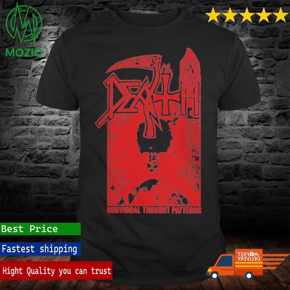 Official rockabilia Death Individual Thought Patterns Baseball Shirt