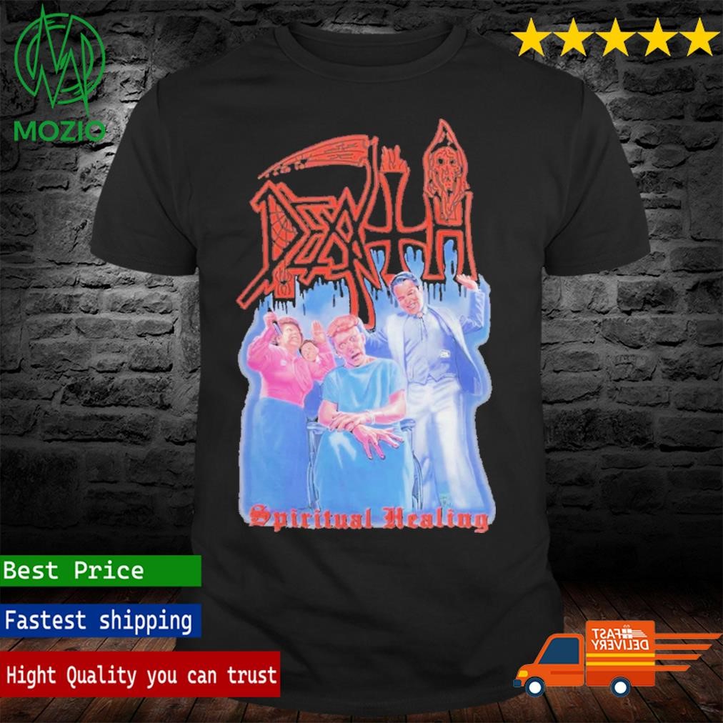 Official rockabilia Death Spiritual Healing Baseball Shirt