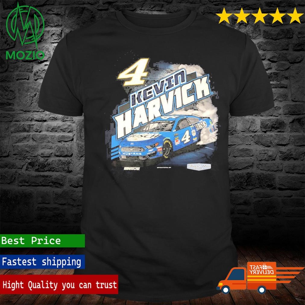 Official stewart Haas Racing NASCAR Kevin Harvick #4 Ford Mustang Busch T-Shirt