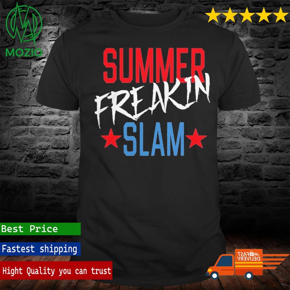 Official summerSlam 2023 Summer Freakin' Slam WWE Logo Shirt
