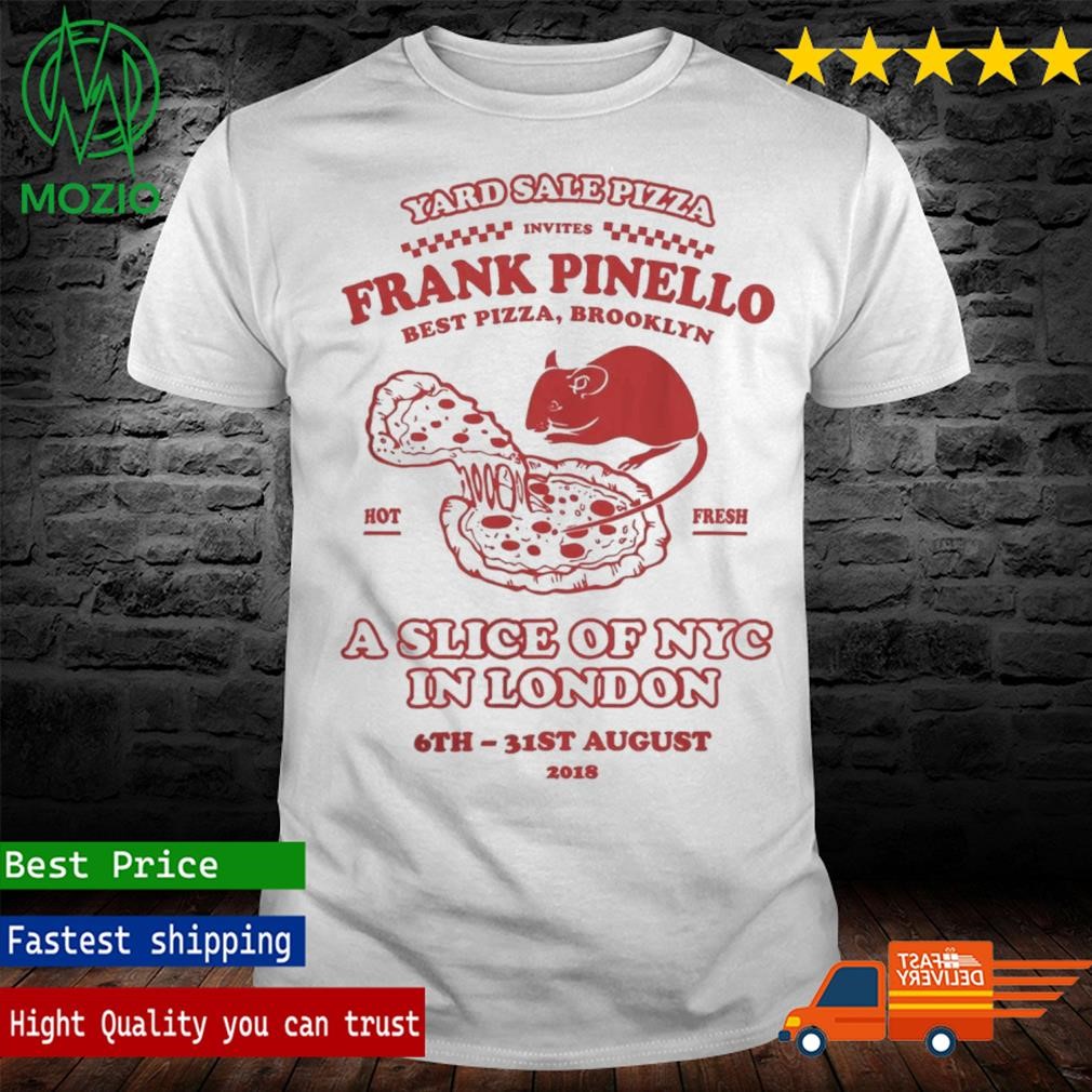 Official yard Sale Pizza Frank Pinello Collab T-Shirt