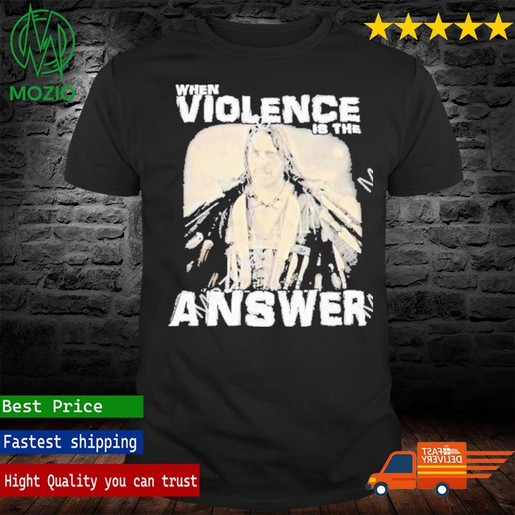 Official zimranjacob Danny Trejo When Violence Is The Answer T Shirt