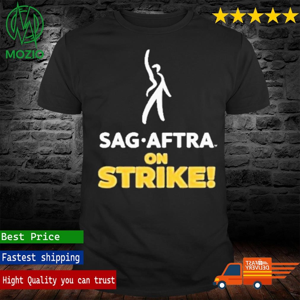 Official writers Guild Of America East Sag Aftra On Strike Shirt