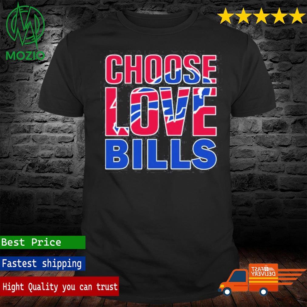 buffalo bills t shirt choose love