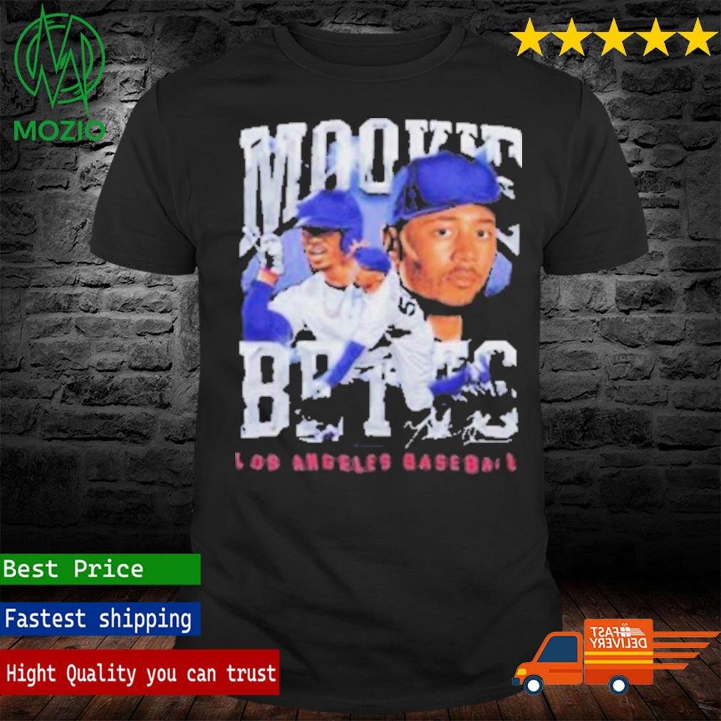 Official mookie Betts Los Angeles D Vintage Signature Shirt