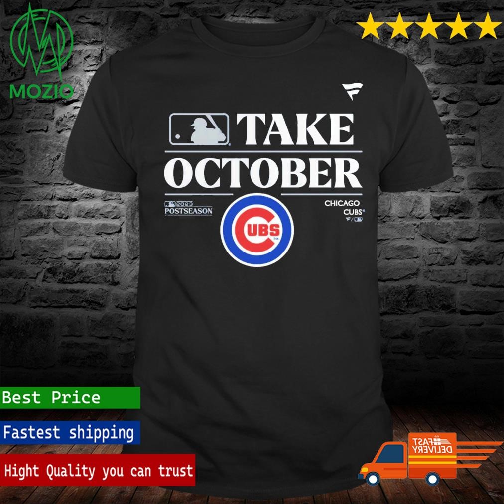 Chicago Cubs Fanatics Branded 2023 Postseason Locker Room T-Shirt