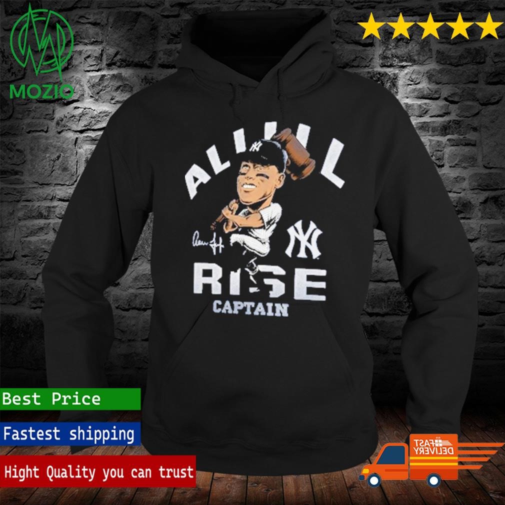 All Rise Ladies T-Shirt - Navy Aaron Judge Yankees Womans Nickname T-Shirt