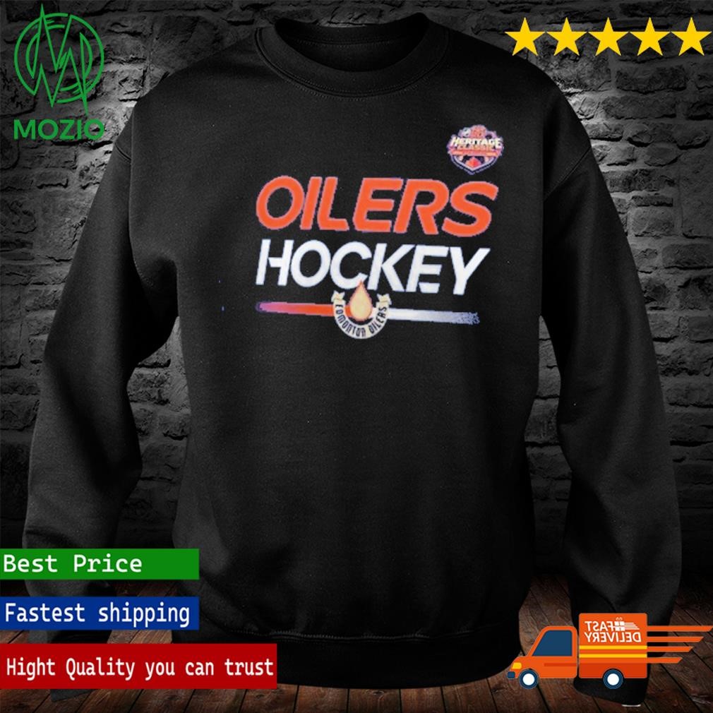 NHL Edmonton Oilers Blue 2023 Heritage Classic Hockey Jersey