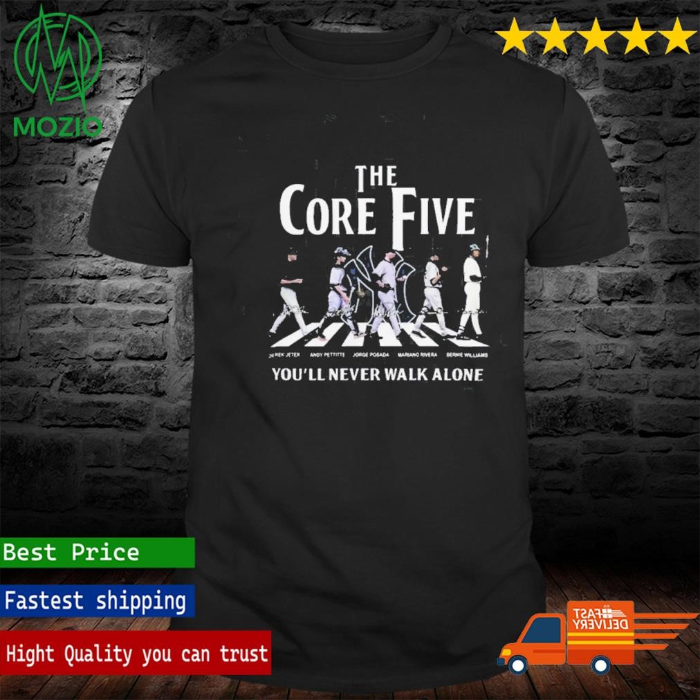 New York Yankees The Core Four Abbey Road shirt, hoodie, sweater