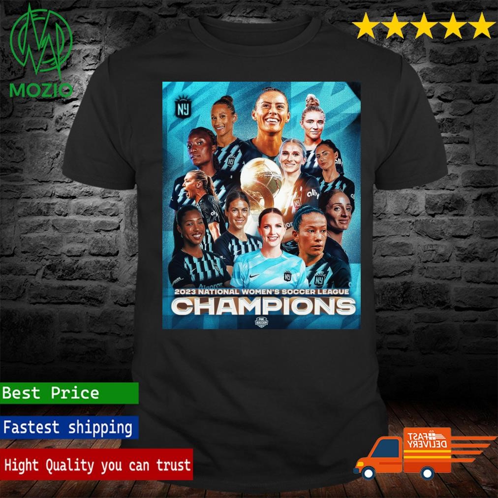 2023 National Women's Soccer League Champions Ny Poster Shirt