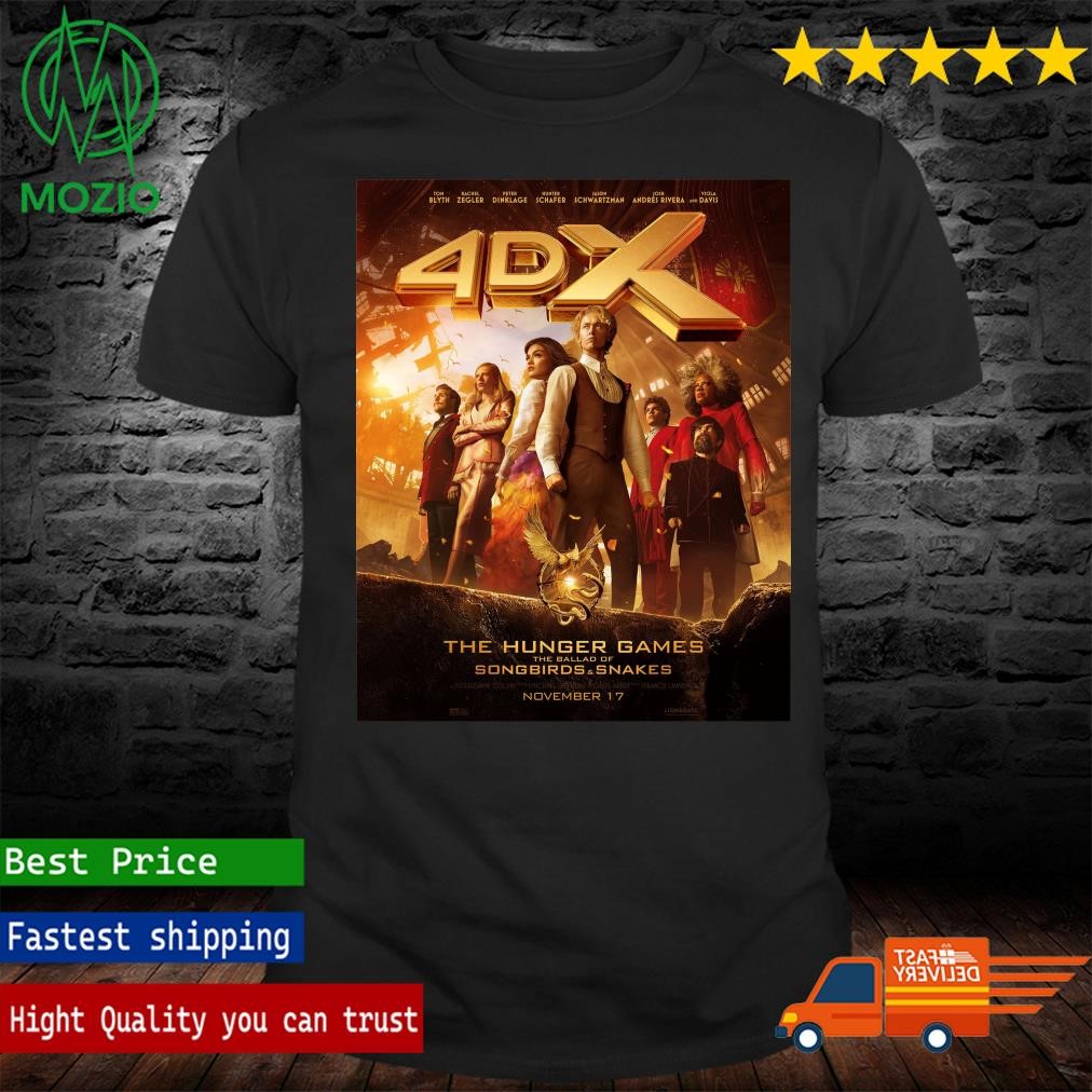 4DX Poster The Hunger Games The Ballad of Songbirds and Snakes Poster Shirt