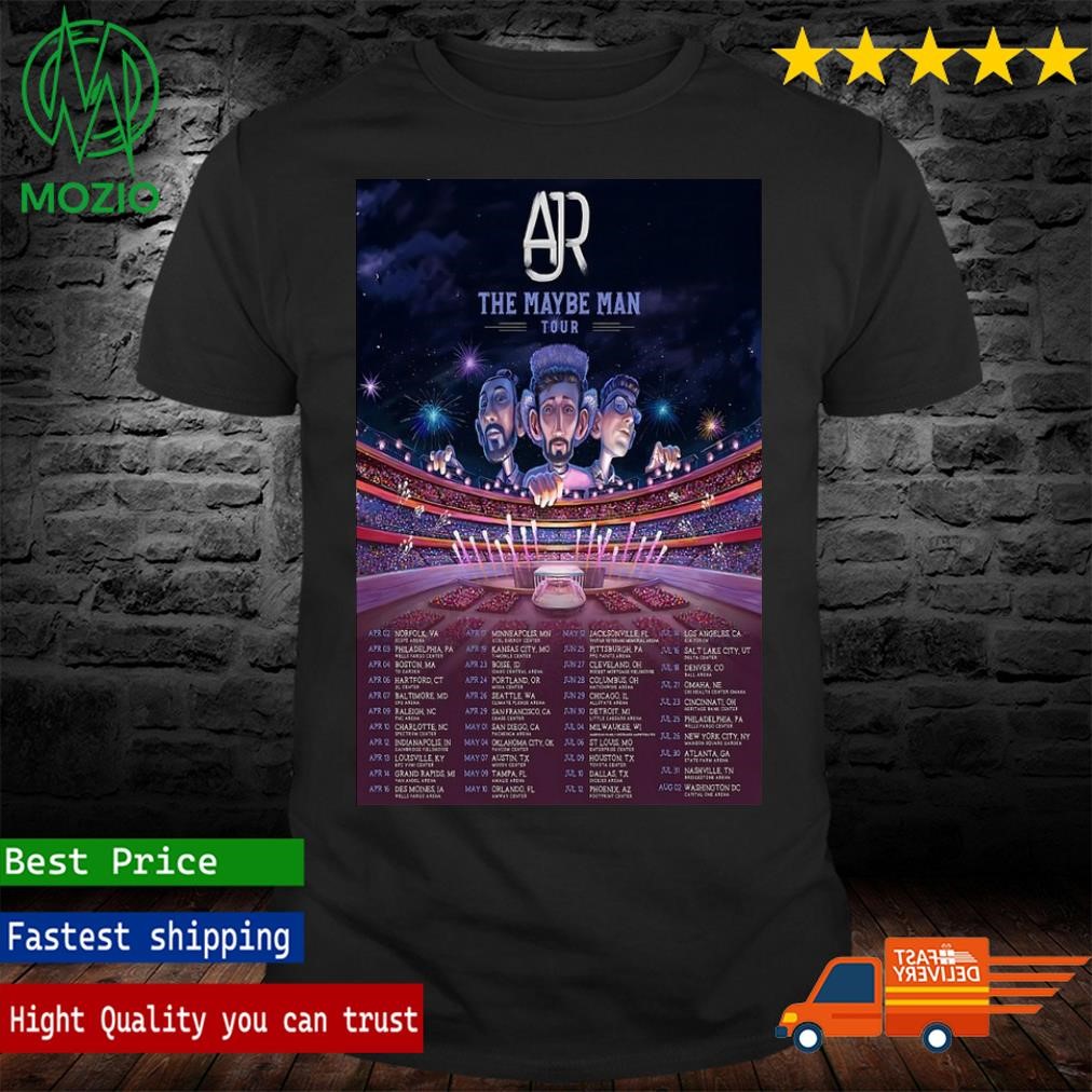 AJR Brothers The Maybe Man Tour 2024 Poster Shirt