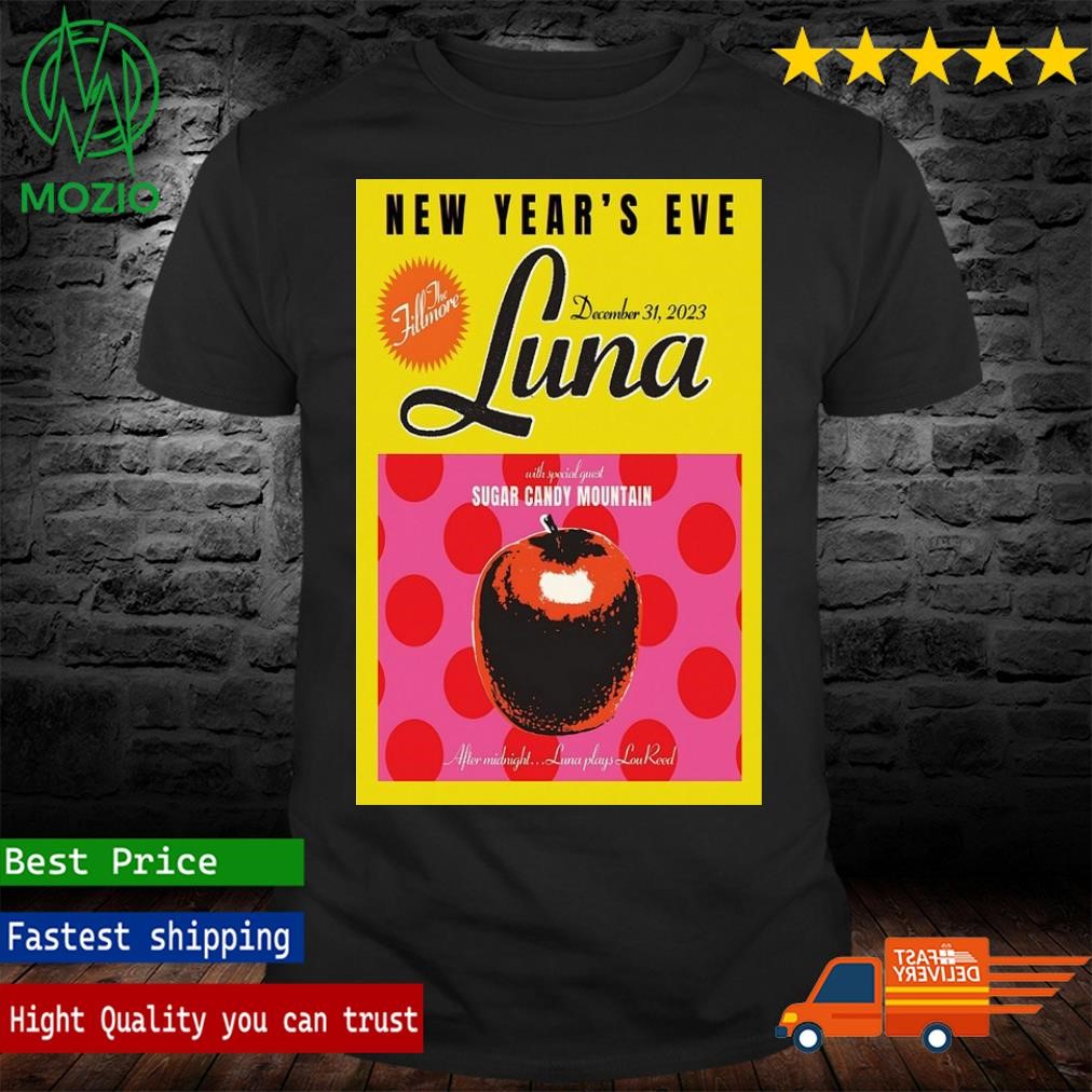Ashley Graham with Sugar Candy Mountain Dec 31 2023 Luna New Year's Eve Poster Shirt