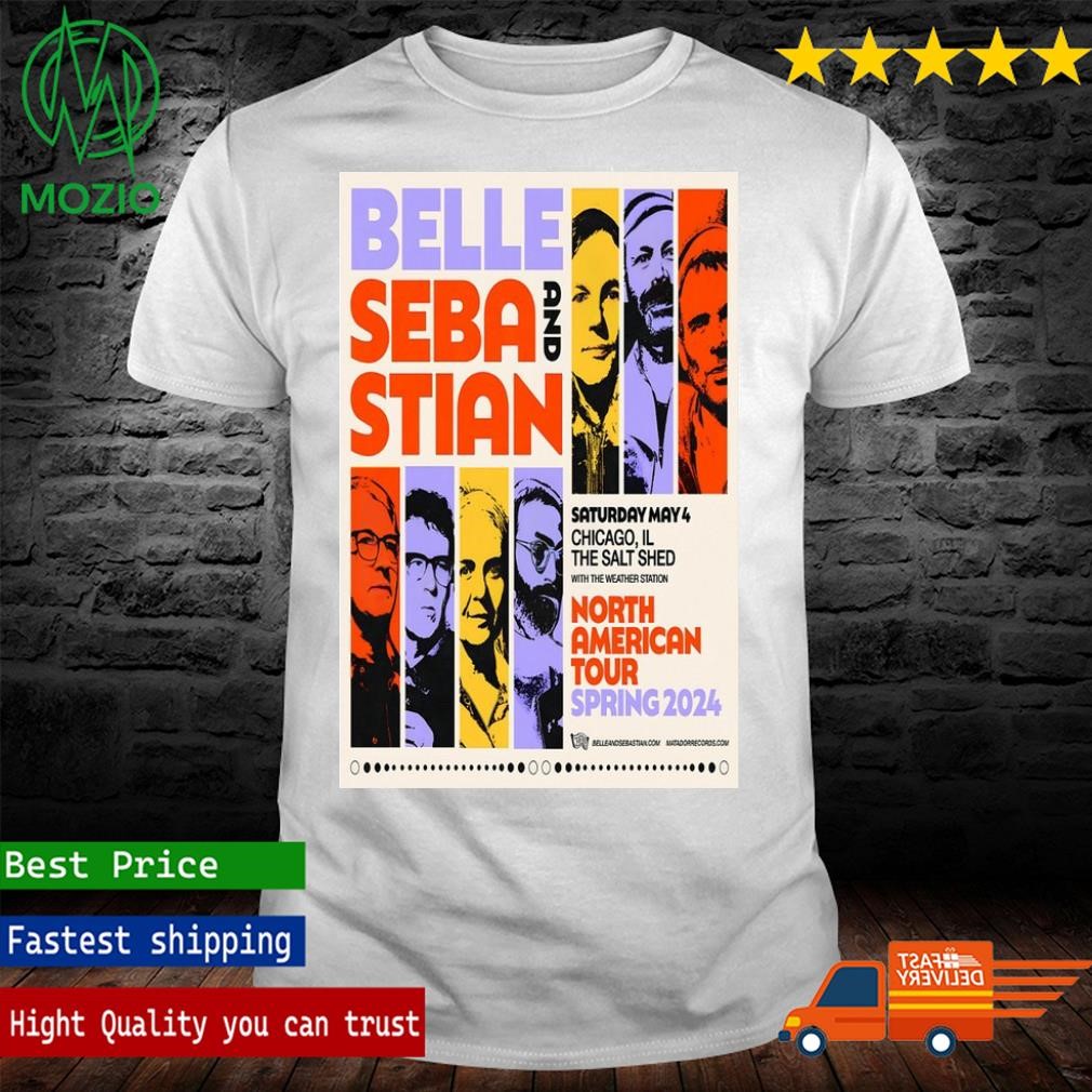 Belle Seba and Stian 2024 North American Tour Spring Poster Shirt