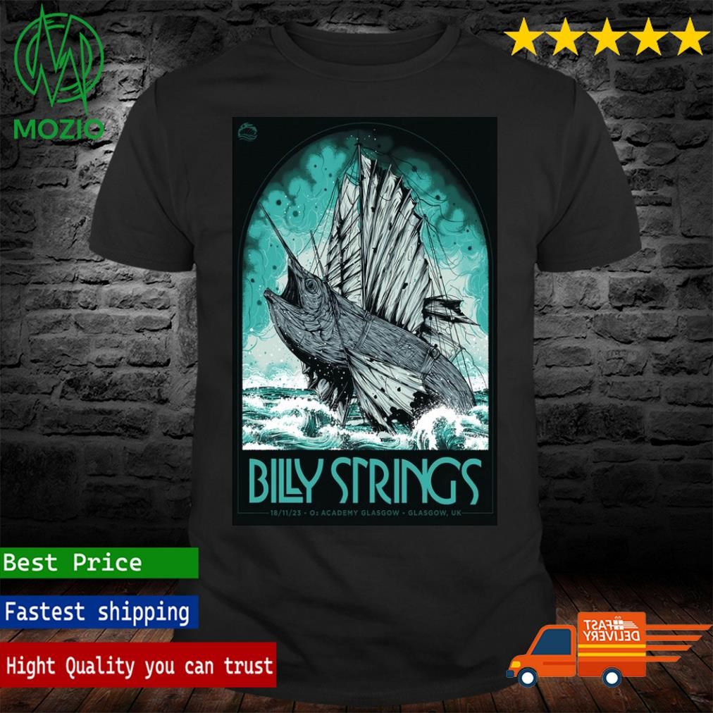 Billy Strings Nov 18, 2023 O2 Academy Glasgow Glasgow, UK Poster Shirt