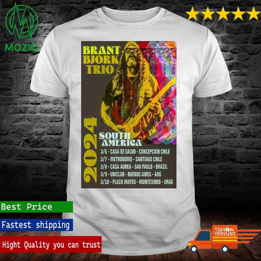 Brant Bjork Trio 2024 South America Tour Poster Shirt