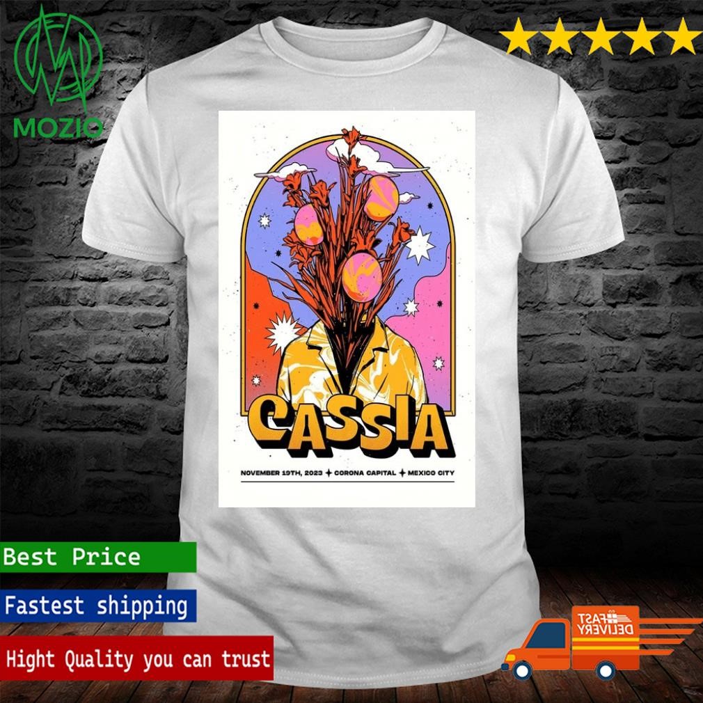 Cassia Corona Capital Mexico City November 19, 2023 Music Festival Poster Shirt