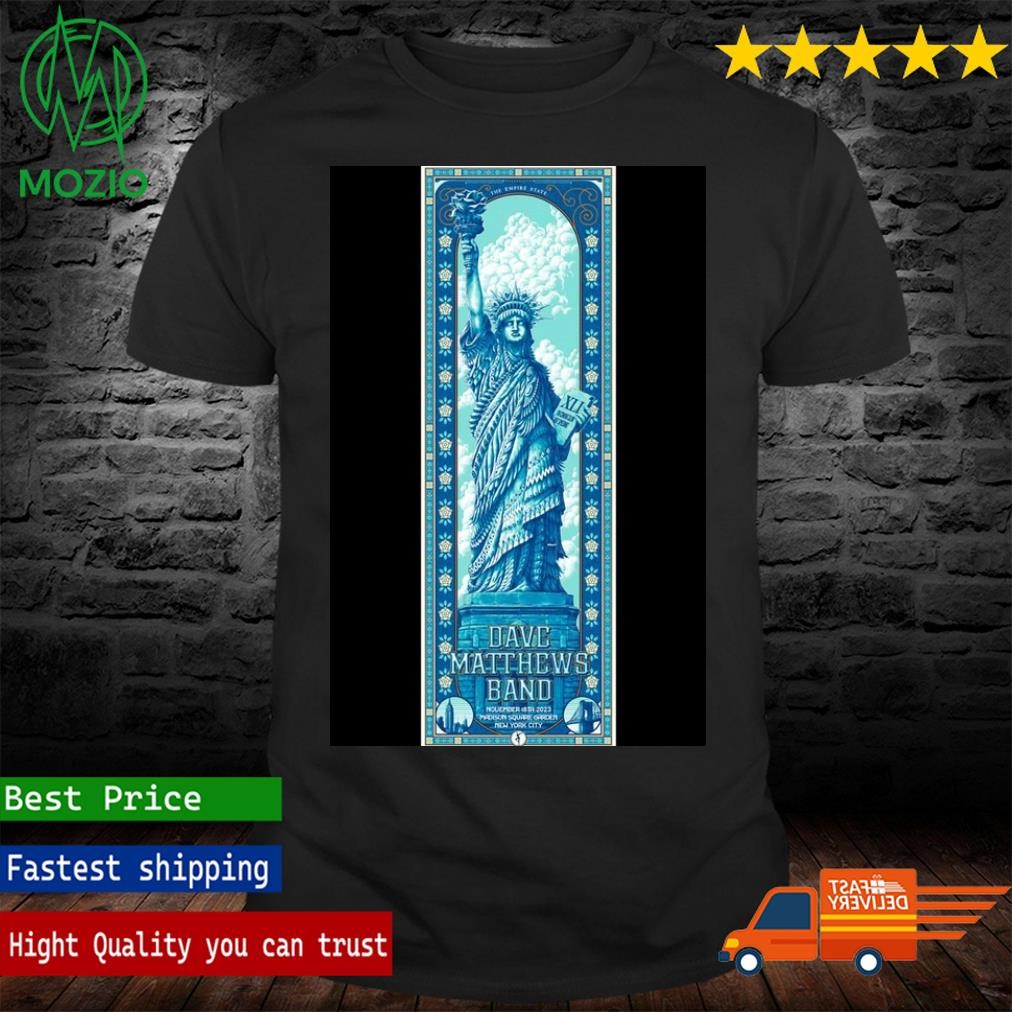 Concert at Madison Square Garden, New York, NY, USA Nov 2023 Dave Matthews Band Poster Shirt