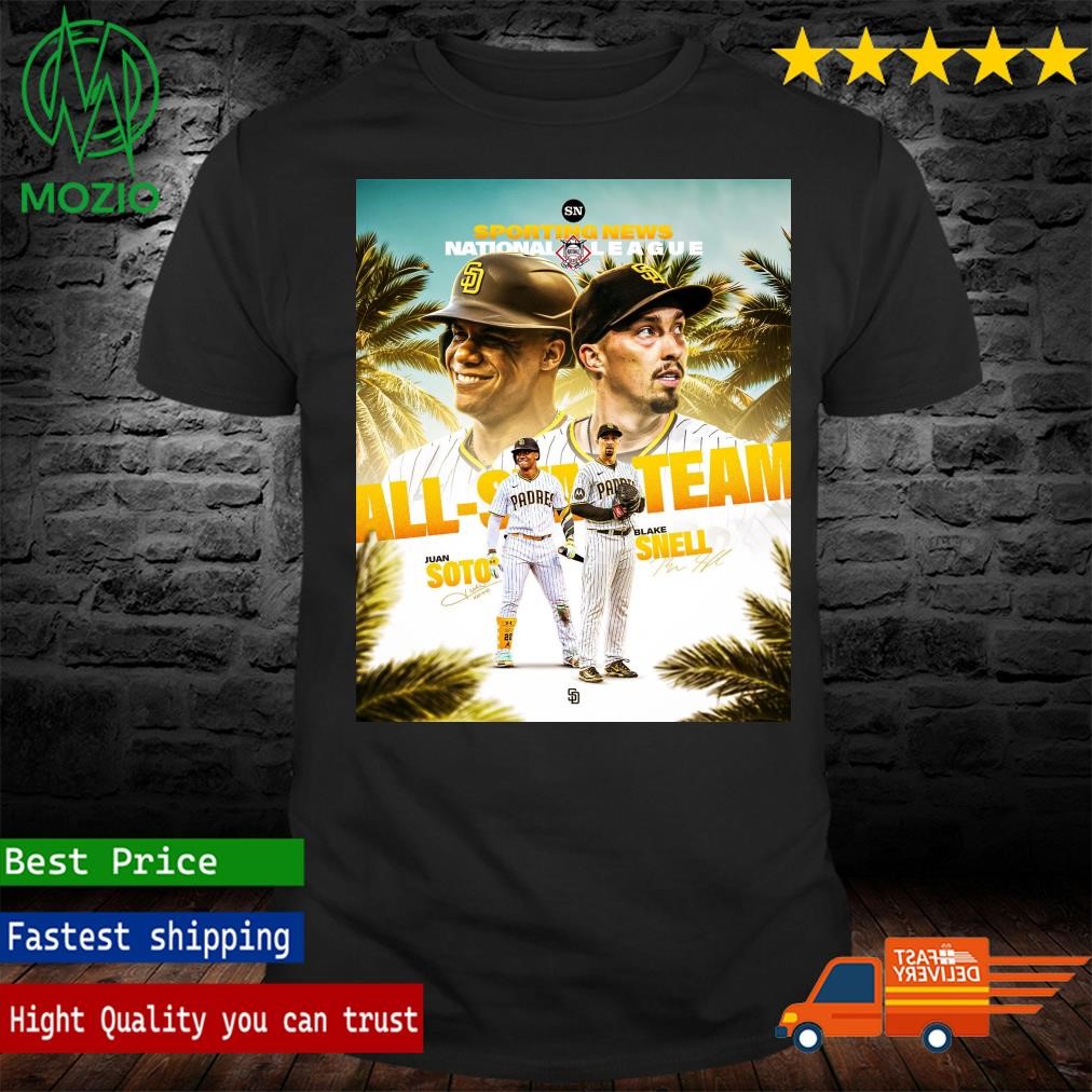 Congratulations To Juan Soto And Blake Snell Are The Sporting News National League All-Star Team Poster Shirt