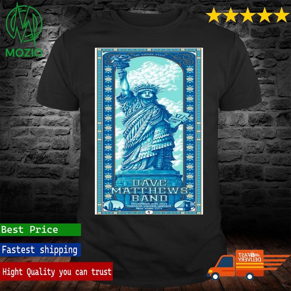 Dave Matthews Band Madison Square Garden, New York, NY Nov 18, 2023 Poster Shirt