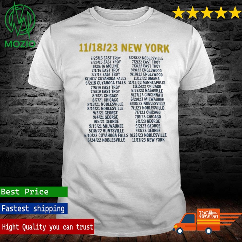 Dave Matthews Band Madison Square Garden, New York, NY Nov 18, 2023 Shirt