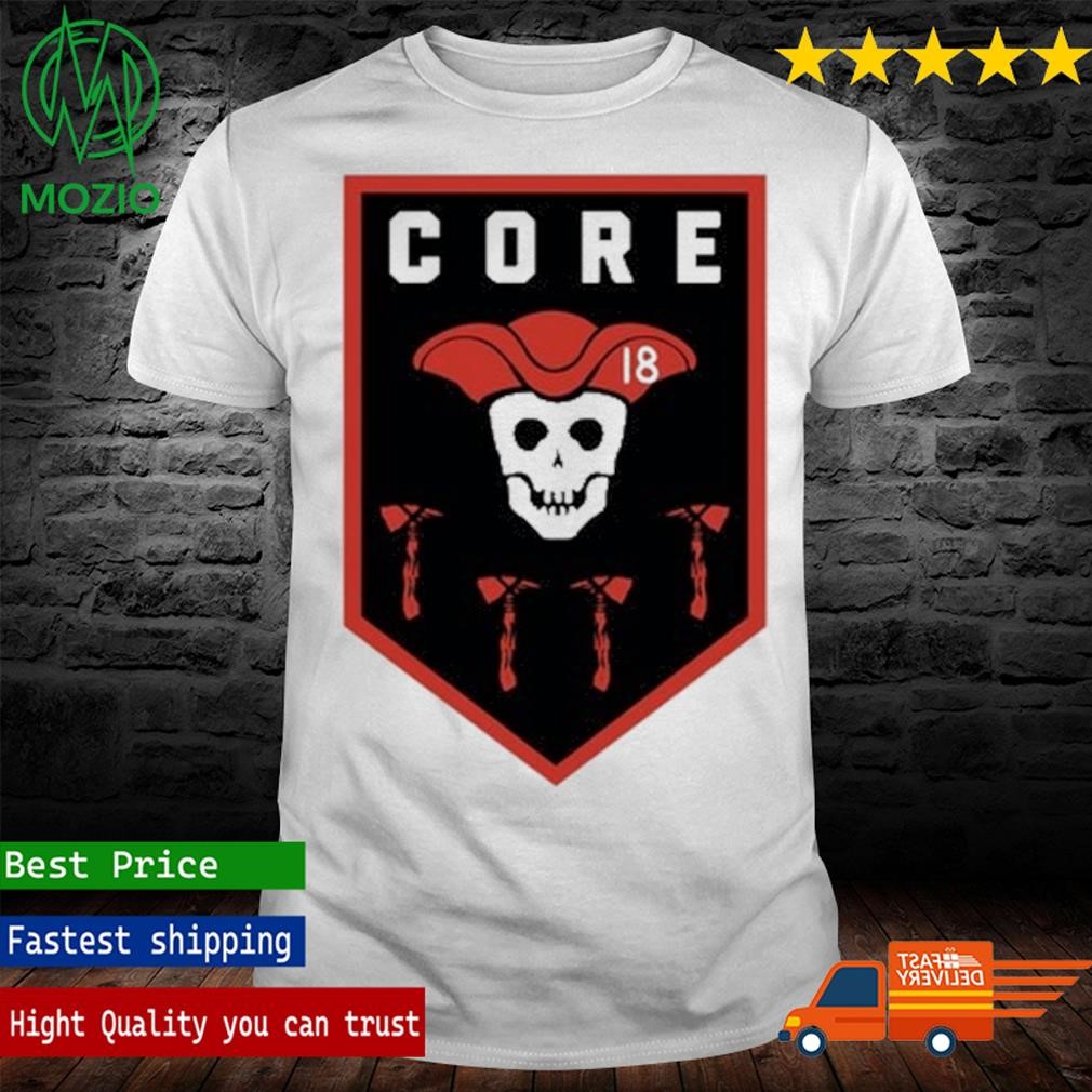 Demario Douglas Wearing Core Pirate Skull Shirt