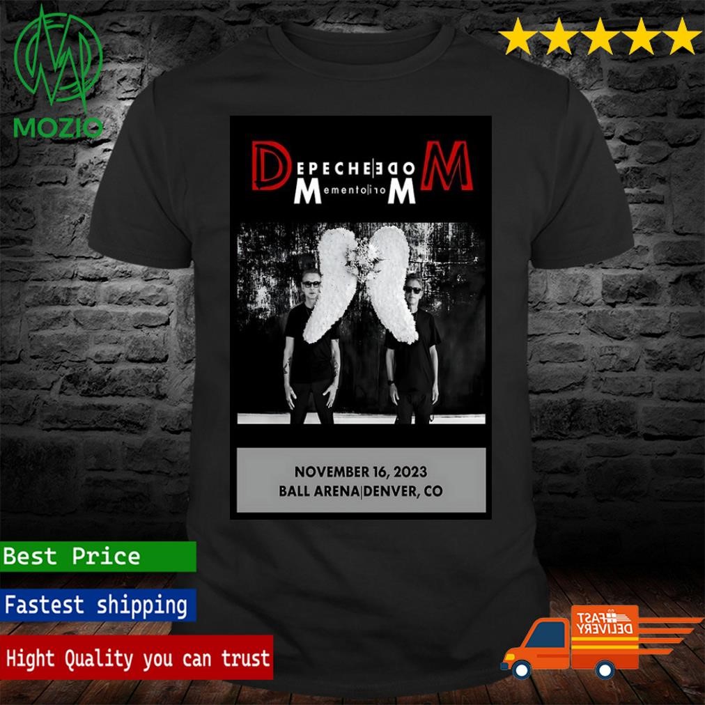 Depeche Mode Ball Arena Denver CO Nov 16 2023 Poster Shirt