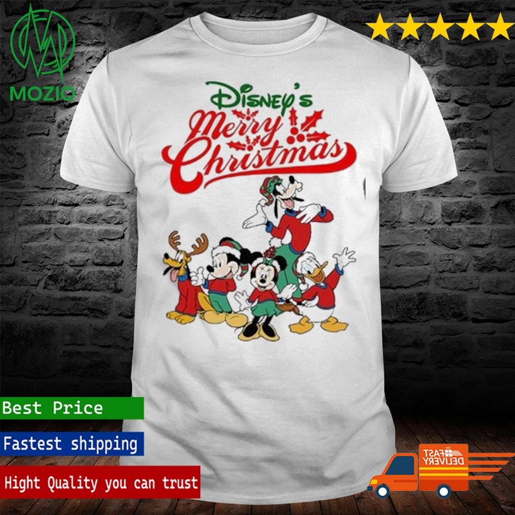 Disney Merry Christmas Mickey Minnie Shirt