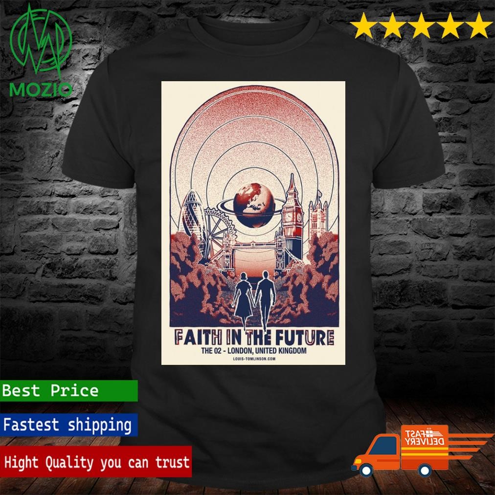 Faith In The Future Louis Tomlinson The O2 London World Tour Litho UK & Europe 2023 Shirt