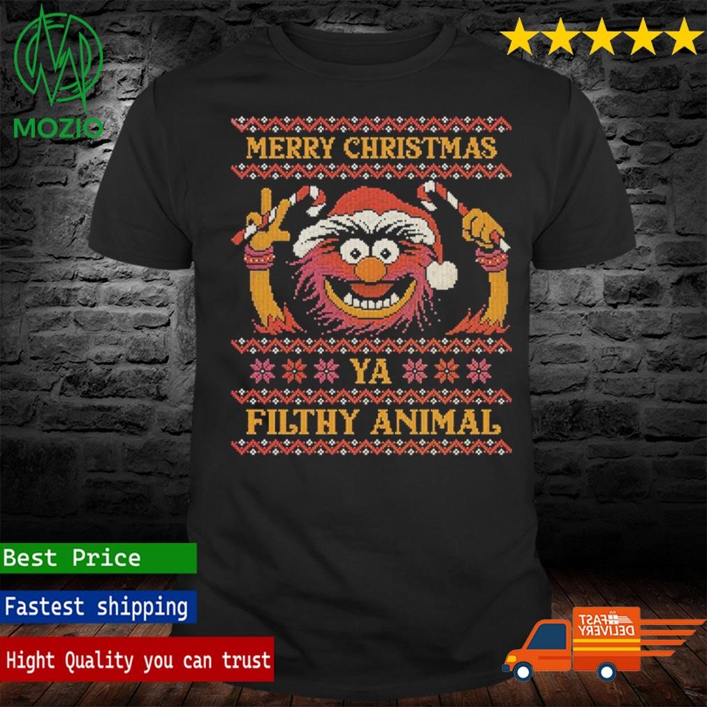 Filthy Animal Merry Christmas Ugly Shirt