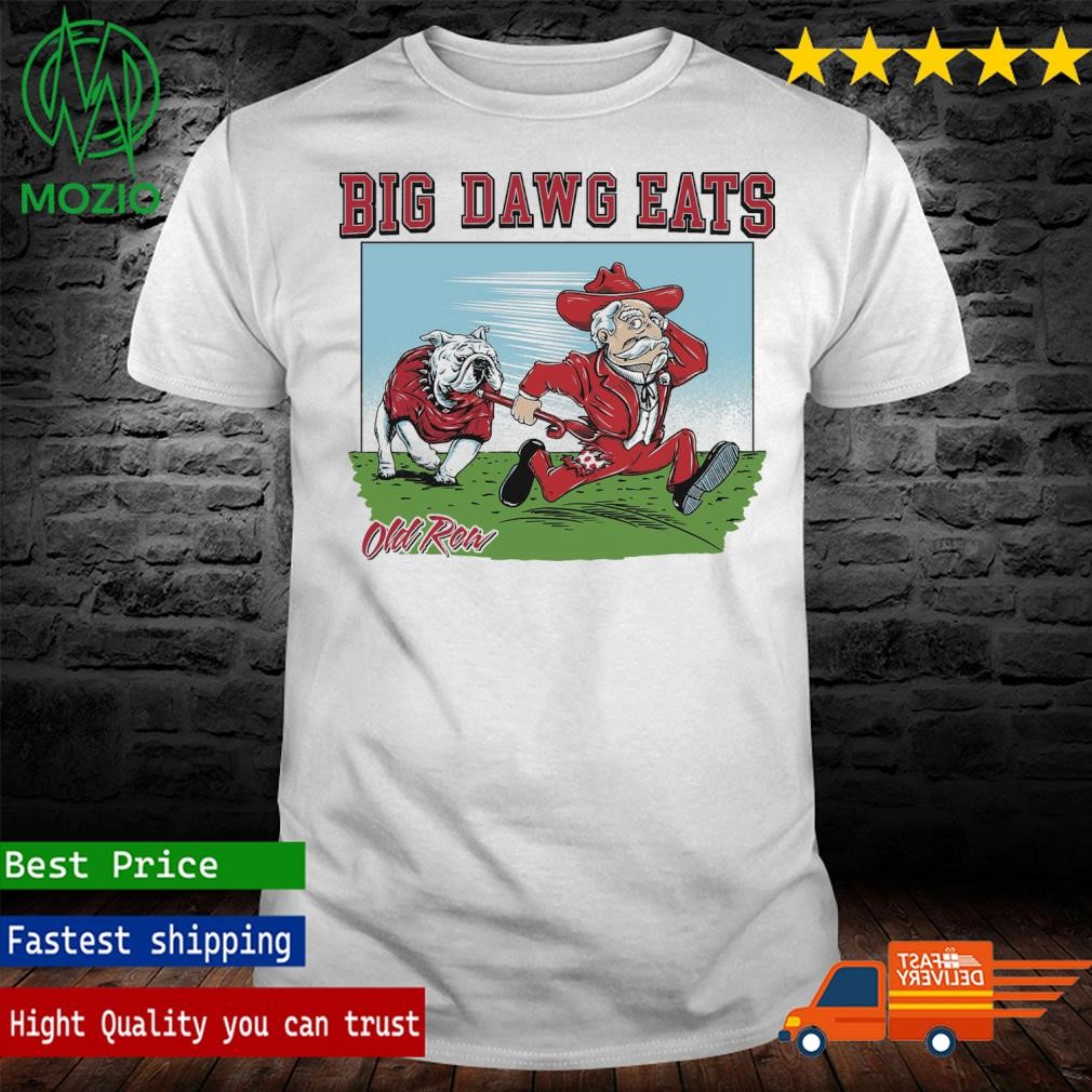 Georgia Bulldogs vs Ole Miss Rebels Big Dawg Eats Shirt