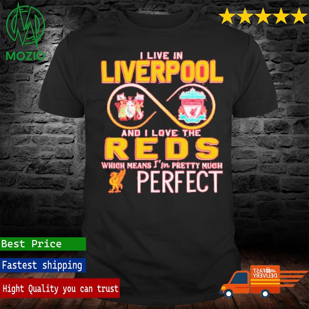 I Live In Liverpool And I Love The Reds Which Means I’m Pretty Much Perfect T-Shirt