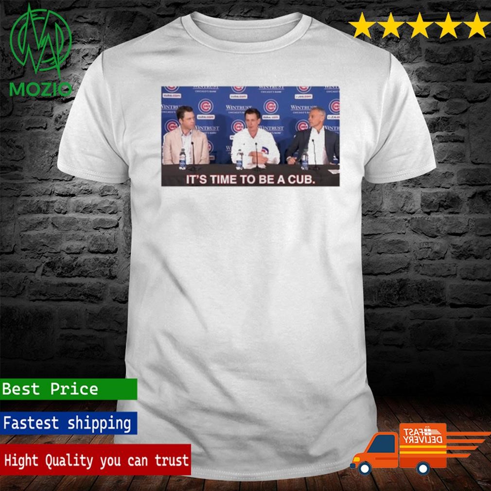 It's Time To Be A Chicago Cubs Craig Counsell Shirt