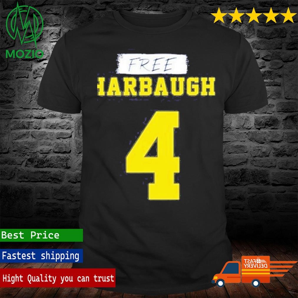 J.J. McCarthy Free Harbaugh 4 T-Shirt