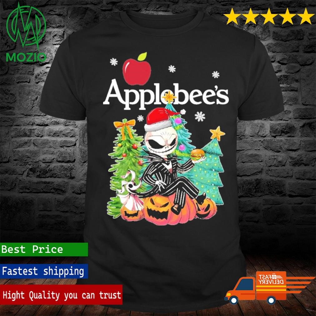 Jack Skellington Applebee's Merry Christmas Tree Shirt